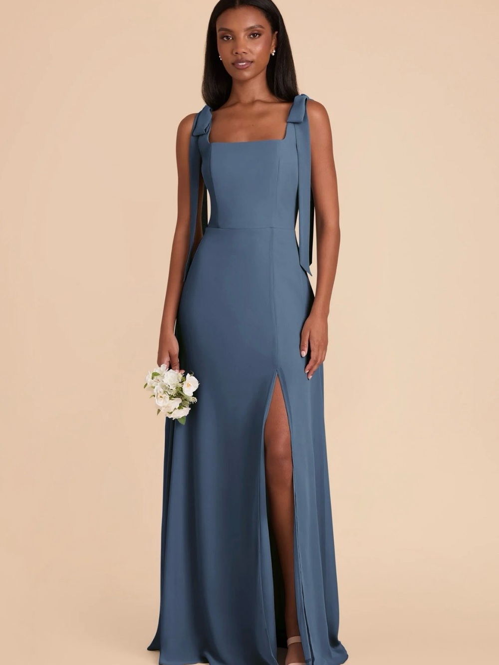 Birdy Grey Alex Dress in Chiffon Twilight Blue